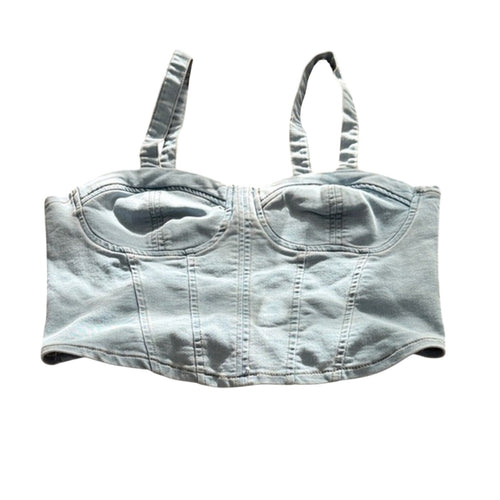 Gorpcore Outfit Bundle — Cargo Skirt + Denim Crop Top
