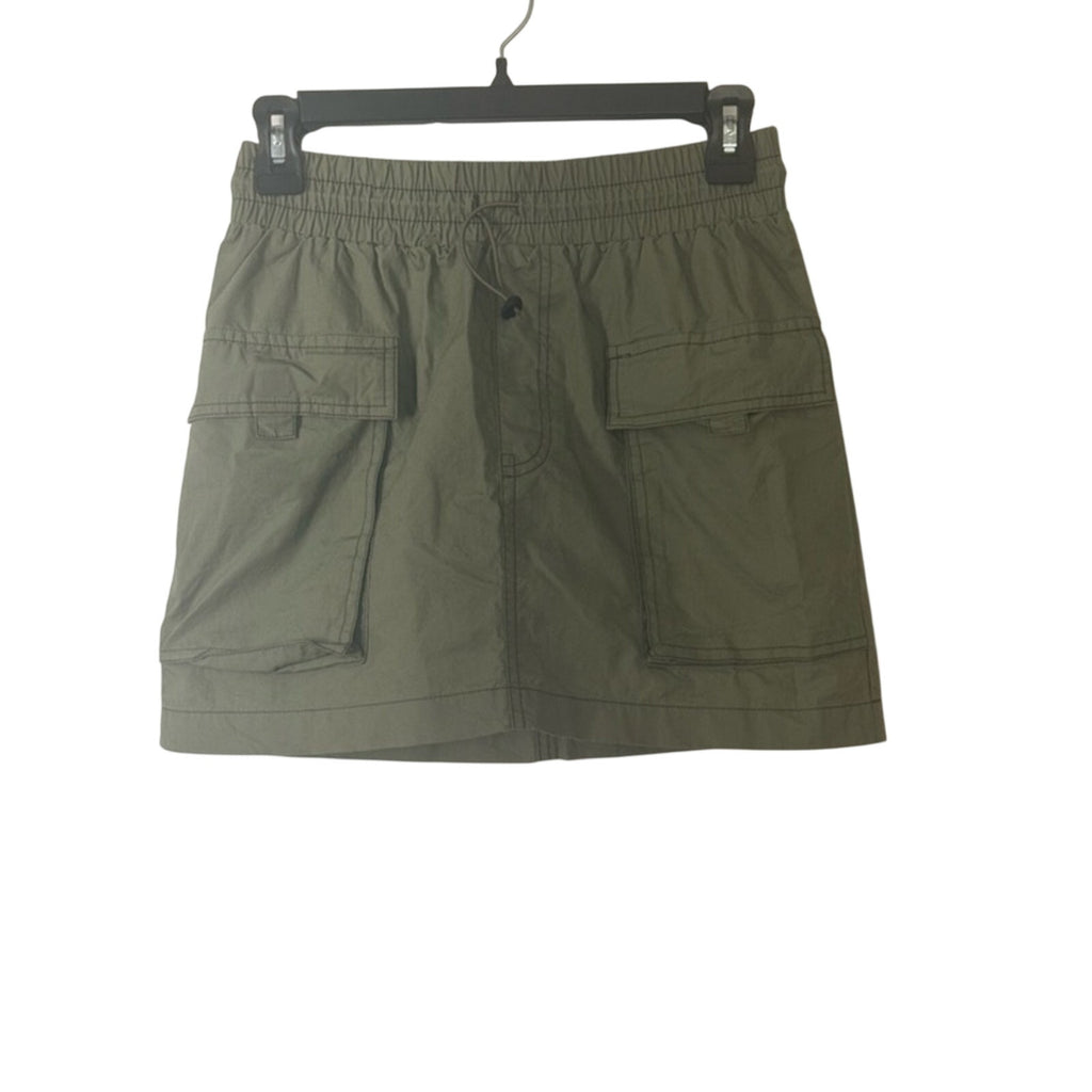Gorpcore Outfit Bundle — Cargo Skirt + Denim Crop Top