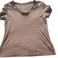 Old Navy Brown Crew Neck Tee Women's Small Short Sleeve Cotton Blend Casual Basic