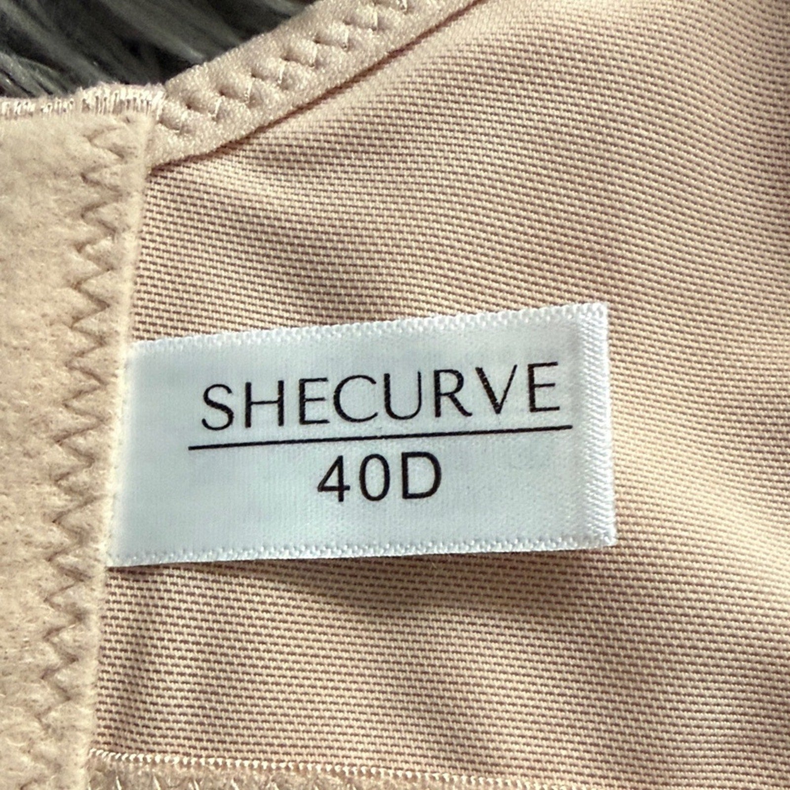 Pre-owned Shecurve Underwire Bra, Beige Nude, 40D - All-Day Comfort